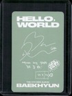 Exo Baekhyun - Hello World Album Official Photocard Kpop