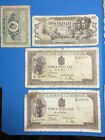 Lot Of 7 Pcs Romanian Lei Banknotes 1941 - 1947 Circulated