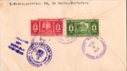 1935 Republic Of Honduras La Ceiba Cover Via Air Mail To Guatemala Hamburg Line