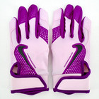 Nike Hyperdiamond 2 0 Batting Gloves Youth Medium Pink Foam red Plum