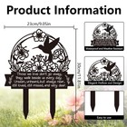 Hummingbird Grave Marker Cemetery Decorations For Grave Metal Memorial Grave    