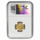 1836 Block 8 Classic Head Gold Quarter Eagle  2 50 Ngc Au 55