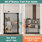 40 5  Extra Tall Baby Gate For Stairs  57 5 -60 2  Extra Wide Dog Pet Gate No   