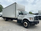 2019 Ford F-750 26  Dry Box Truck Cargo Van 6 7l V8 Diesel A t Lift Gate Bidadoo