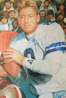 Terry Bardshaw  Joe Montana   Troy Aikman Eleven Rings 25x25 Upper Deck Litho