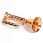 Military  Scout  Cavalry Brass  Copper Bugle Horn Vintage British Army Repro 