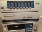 Aiwa Vintage Micro Stereo System  R500 Amplifier W  Tuner  Eq  Cassette  No Cord