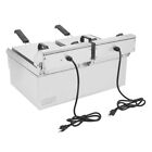 Zokop Food Kitchen 3400w 24 9qt Electric Countertop Deep Fryer Commercial Home