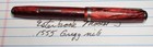 Vintage Red Esterbrook Model J With 1555 Gregg Stainless Steel Nib 1950s