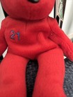 Salvino s Bamm Beano s Mlb Sosa  21 Red Plush Beanie Bear New W Tags