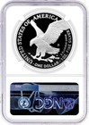 2025 S  1 1 Oz Proof Silver Eagle Ngc Pf70 Ucam First Day Of Issue Trolly Label