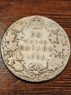 1908 Canada 50 Cents Silver Coin