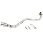 Low Mount 51mm Exhaust Header Front Link Pipe For Honda Grom Msx125 2013-2023