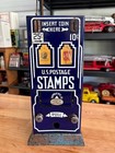 Vintage 1938 Us Postage Shipman Stamp Vending Machine Porcelain Front
