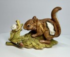 Vintage Audubon Society Squirrel And Snail Figure Limited Edition  85 95 
