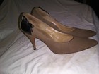 Vintage 1950 s 60 s Brown Suede Pinup Heels By Fiancee s Size 6