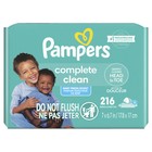 Pampers Fresh Baby Wipes Scented  3-pack 216 Wipes