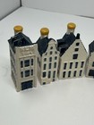 Klm Blue Delft House Empty Bottle Amsterdam Set Of 9 From Jp Used