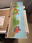 Vintage Fat Albert Animation Cel Background Panoramic Production Art Tv Show X2
