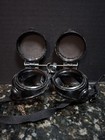 Antique Masonic Odd Fellow Initiation Ceremony Hoodwink Goggles Halloween B1b