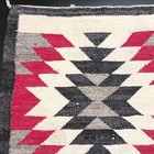 Antique Navajo Germantown Wool Rug 19x20 Geometric Hand Woven Textile Sampler