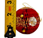 Honeycomb Paper Ball Christmas Ornaments Set Of 12 Vintage Japan In Original Box