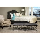 Regalo My Cot 54 In Long Portable Toddler Bed W  Fitted Sheet  Gray  open Box 