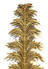 Antique Gilt Bronze French P e  Guerin Palm Ormolu Mount