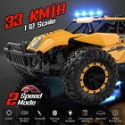 Remote Control Car For Boys  Rc Cars  1 12 Monster Rc Truck Off Road With Led   
