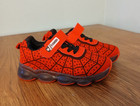 Kids Light Up Sneakers Toddler Boys Girls Breathable Flash Shoes Red Sz Us 8 5
