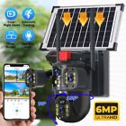 Solar Battery Powered Wireless Wifi Outdoor Pan tilt Home Security Camera System