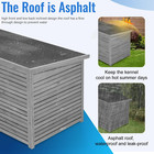 Dog House Outdoor Insulated Dog Kennel Weatherproof Durable Puppy Shelter Pet