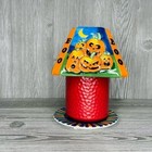 Pumpkin Halloween Ceramic Jar Candle Shade   Tray Plate Decoration Halloween Fal