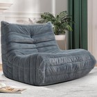 Ergonomic Bean Bag Sofa Chair Memory Foam Comfortable Lounger Modern Design New