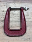 Lot Of 4 Cincinnati Tool Co  C Clamp No  555 Deep  Throat 1 5   Jaw Vintage Usa