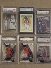 Huge Lot Of 22 Basketball Cards  13 Graded  2 Ip Auto s and 4   d Cards  Jordan