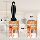 Wulawindy Pet Hair Remover Lint Roller 4-pack Extra Sticky Clothes   Furniture