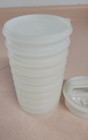 Tupperware 882  10 Hamburger Keepers W  215 Seal  Ring   Press  13 Pc Set
