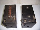 2 Vtg Eastman Kodak Brownie Cameras 2a Model B Display Shelf Sitter Retro Decor