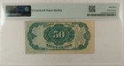 50 Cents 5th Issue Fractional Currency Fr 1381 Allison New - Pmg Au-55 Epq 