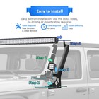 50   A-pillar Light Bar Mount Bracket For Jeep Wrangler Jl 18-19 20 21 22 23 24