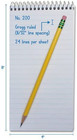 Portage Reporters Notebook     Top Bound Spiral Pocket Notepad  Steno Note Book  P