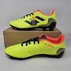 Men s Adidas Copa Sense 4 Fxg Firm Ground Yellow Black Soccer Cleats   Gw3581