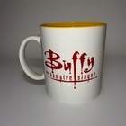 Buffy The Vampire Slayer Sunnydale High 97-03 20 Oz Coffee Mug White Yellow Vtg