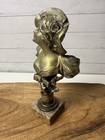 Antique French Art Nouveau Lady Mini Sculpture 6     b 