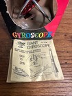 Vintage Stevens Giant Gyroscope Spinning Top Toy Red Silver 1963   Box