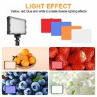 Led Photography Lighting Kit  2 Pcs Dimmable Continuous Portable Studio Light   