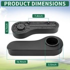 Pair Golf Cart Rear Seat Arm Rest Drink Cup Holder For Ezgo Club Car Yamaha
