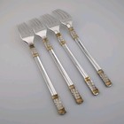 Wallace Golden Aegean Weave Sterling Silver Place Forks - 8  - Set Of 4