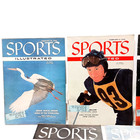 Lot Of 7 Antique 1956 Sports Illustrated Magazines Baseball Golf Skiing Running